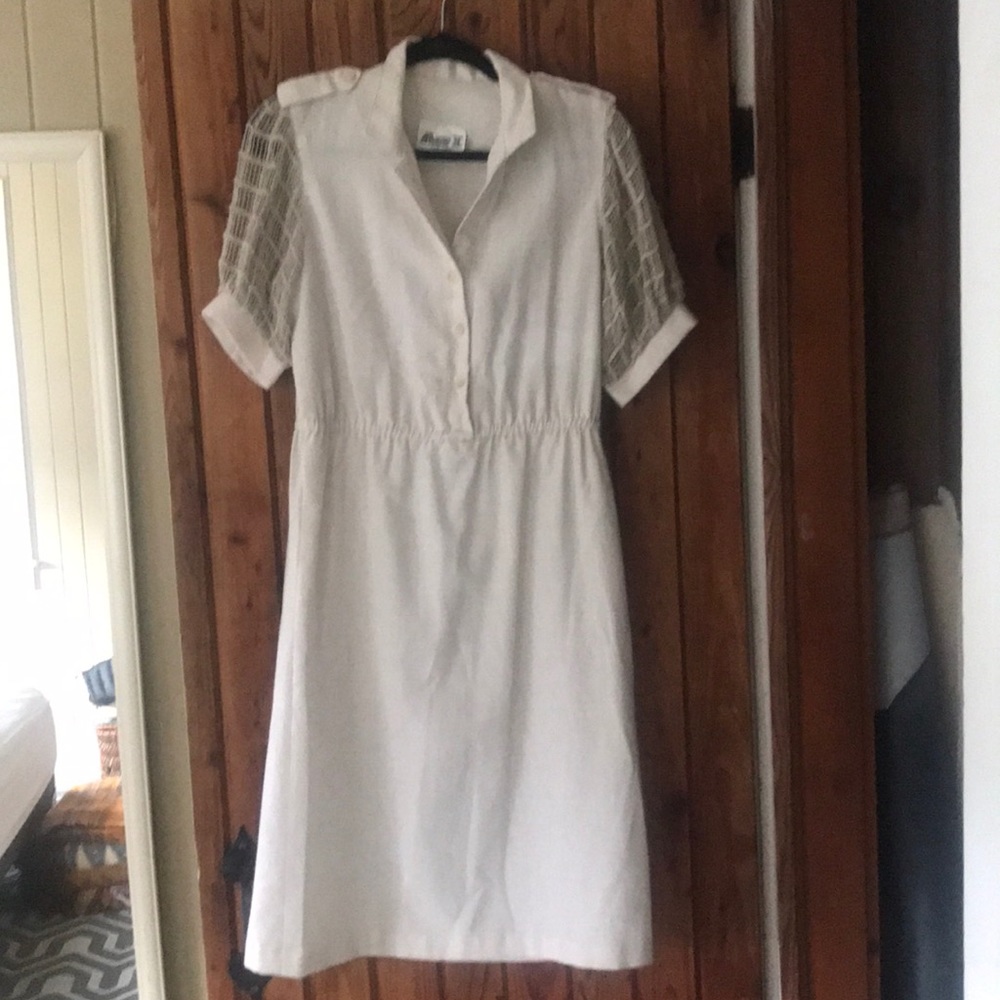 Vintage Cotton Act l New York Dress w/Cool Sleeves